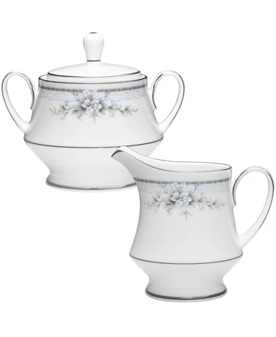 Noritake Sweet Leilani Sugar Creamer Set In Platinum