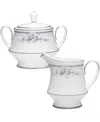 Noritake Sweet Leilani Sugar Creamer Set In White