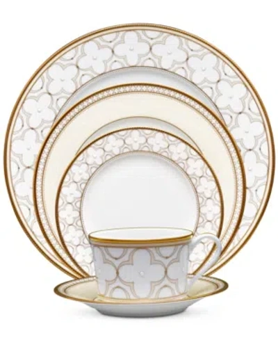 Noritake Trefolio Gold 5-piece Place Setting In Class Gold
