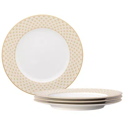 Noritake Trocadero Gold Set Of 4 Dinner Plates, 10.5 In.