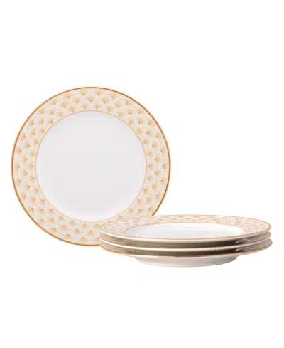 Noritake Trocadero Gold-tone Bread And Butter Plates, Set Of 4 In Multi