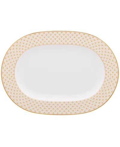 Noritake Trocadero Gold-tone Oval Platter In Multi