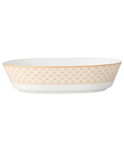 Noritake Trocadero Gold-tone Oval Vegetable Bowl In Multi