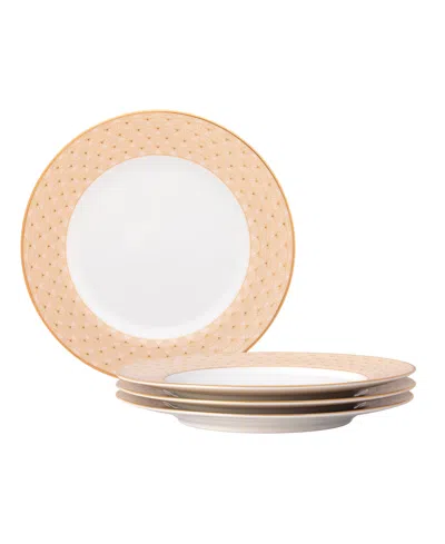 Noritake Trocadero Gold-tone Salad Plates, Set Of 4 In Multi