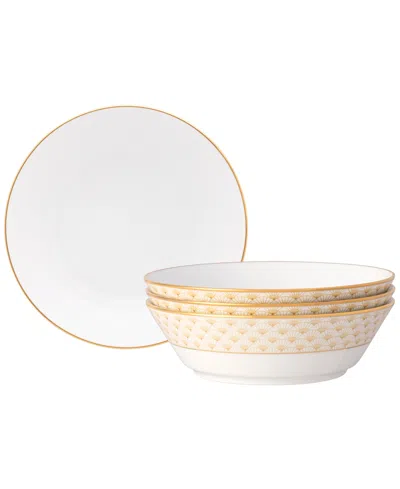 Noritake Trocadero Gold-tone Soup Bowls, Set Of 4 In Multi
