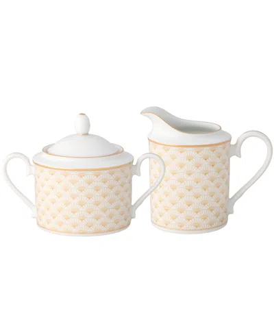 Noritake Trocadero Gold-tone Sugar And Creamer, Set Of 2 In Multi