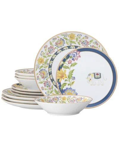 Noritake Tusker Garden 12 Pc. Dinnerware Set, Service For 4 In Multi