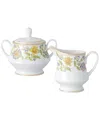 Noritake Tusker Garden 2-pc. Sugar Bowl And Creamer Set In Multi