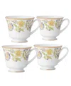 Noritake Tusker Garden Cups, Set Of 4