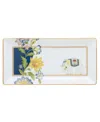 Noritake Tusker Garden Rectangular Tray In Multi
