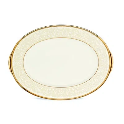 Noritake White Palace Oval Platter, 16"