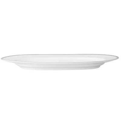 Noritake Whiteridge Platinum Oval Platter