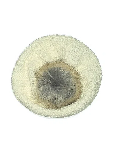 Pre-owned Norla Beanie Hat In White