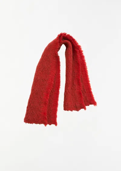 Norlha Handspun Dawn Neck Warmer In Red