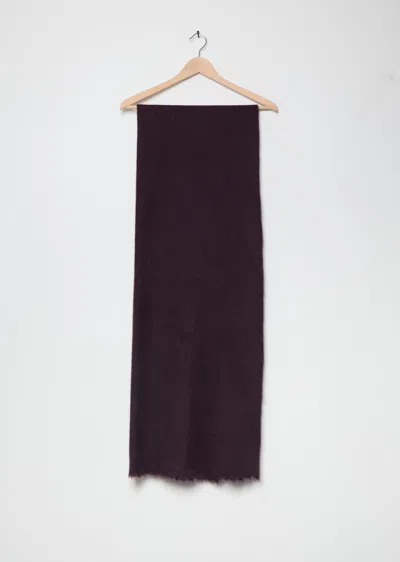 Norlha Net Boiled Scarf In Purple