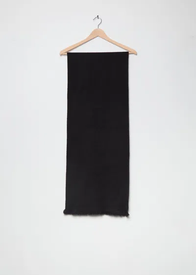 Norlha Nomad Skinny Scarf In Black