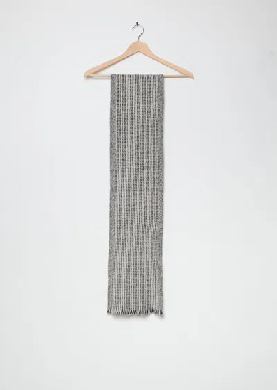 Norlha Pilgrimage Scarf In Gray