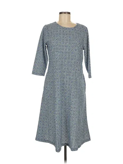 Pre-owned Norm Thompson Casual Dress In Blue