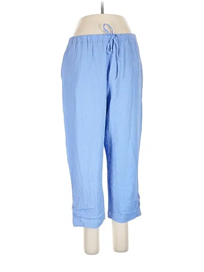 Pre-owned Norm Thompson Casual Pants In Blue