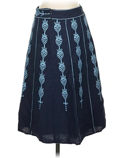 Pre-owned Norm Thompson Casual Skirt In Blue