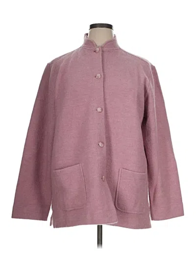 Pre-owned Norm Thompson Coat In Pink