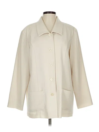 Pre-owned Norm Thompson Jacket In White