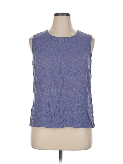 Pre-owned Norm Thompson Sleeveless T-shirt In Purple