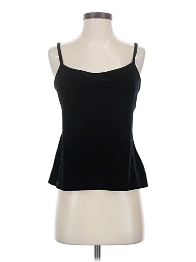Pre-owned Norm Thompson Sleeveless Top Black Sweetheart Neckline Tops