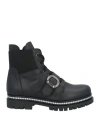 Norma J.baker Norma J. Baker Woman Ankle Boots Black Size 7 Leather In Black