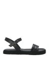 Norma J.baker Norma J. Baker Woman Sandals Black Size 6 Leather In Black