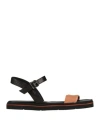 Norma J.baker Norma J. Baker Woman Sandals Camel Size 8 Leather In Beige