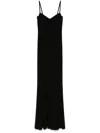 Norma Kamali Underwire Fishtail Gown In Schwarz