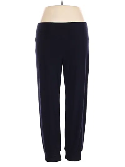 Pre-owned Norma Kamali Active Pants In Blue