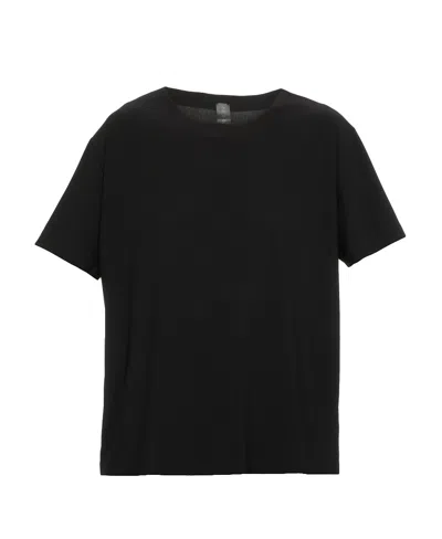 Norma Kamali An Open-necked Black Shirt