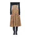 Norma Kamali Grace Leopard-print Maxi Dress In Multicolor