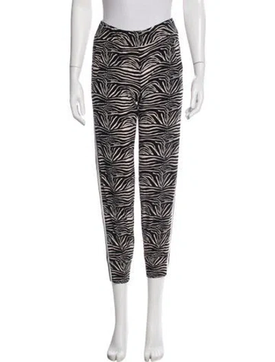 Pre-owned Norma Kamali Animal Print Sweatpants In Neutral
