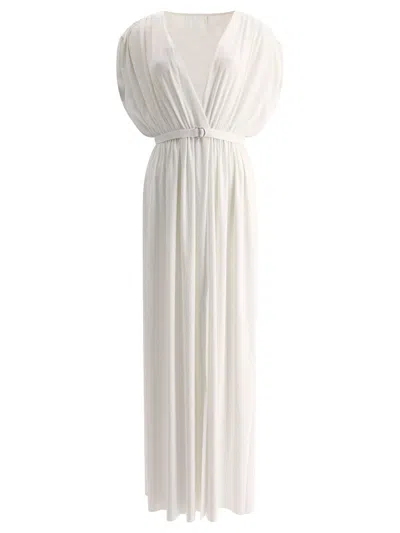 Norma Kamali Athena Dresses White