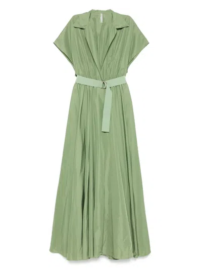 Norma Kamali Light Green Shirt Long Dress