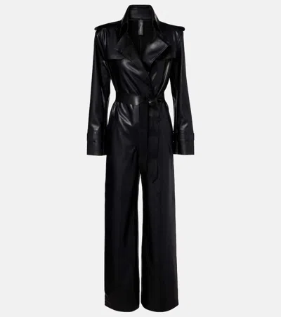 Norma Kamali Belted Jumpsuit In Black