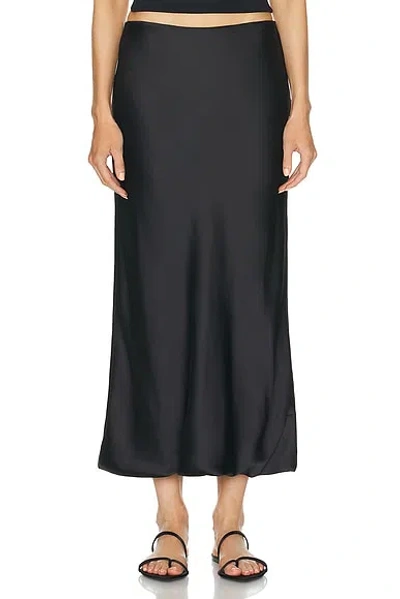 Norma Kamali Bias Obie Skirt In Black