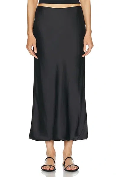 Norma Kamali X Revolve Bias Obie Skirt To Midcalf In Black