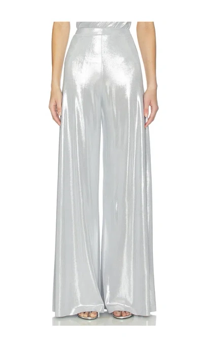Norma Kamali Bias Pant In Silver