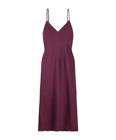 Norma Kamali Bias Slip Midi Dress In Multi