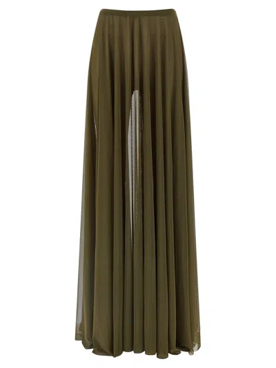 Norma Kamali Bicolor Polyamide Mini Women's Skirt