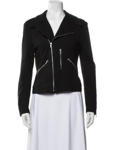 Pre-owned Norma Kamali Biker Jacket In Black