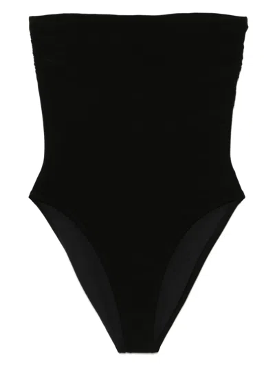 Norma Kamali Bishop Swimsuit In Black