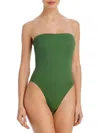 NORMA KAMALI BISHOP WOMENS STRAPLESS BANDEAU ONE-PIECE SWIMSUIT