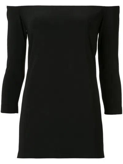 NORMA KAMALI BLACK BLACK OFF THE SHOULDER TOP