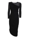 Norma Kamali Diana Midi Dress - Women's - Polyester/spandex/elastane In Black