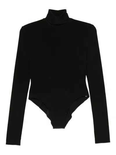 NORMA KAMALI BLACK HIGH-NECK BODYSUIT NORMA KAMALI